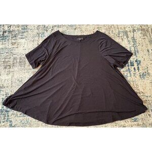 Lane bryant 26 28 Womens tops Black Flounce